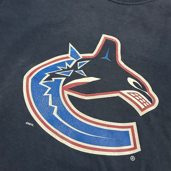 Vintage NHL x Puma Canucks Shirt - Picture 2 of 4